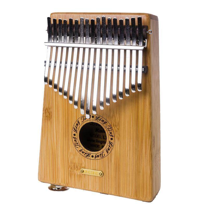 17 Keys Bamboo Finger Mbira Kalimba Keyboard Thumb Pocket Piano With pickup Malaysia