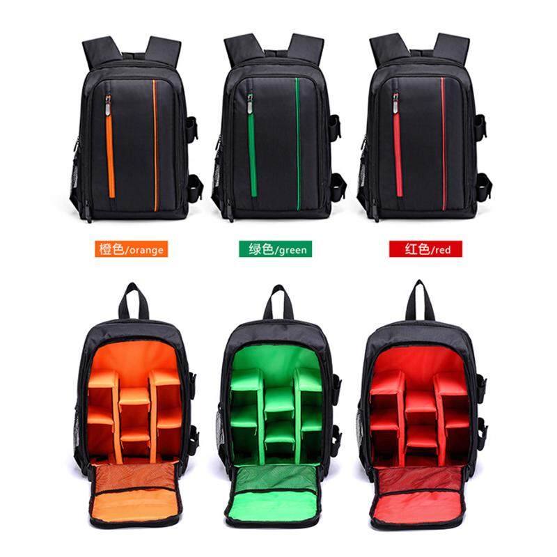 Anti-Air Tas Kamera DSLR Video Foto Ransel untuk Kamera Digital D3200 D3100 D5200 D7100 Kamera Kecil Ransel-Internasional