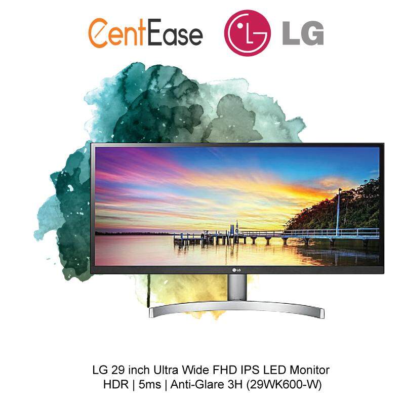 LG 29 inch Ultra Wide FHD IPS LED Monitor - HDR 5ms Anti-Glare 3H (29WK600-W)