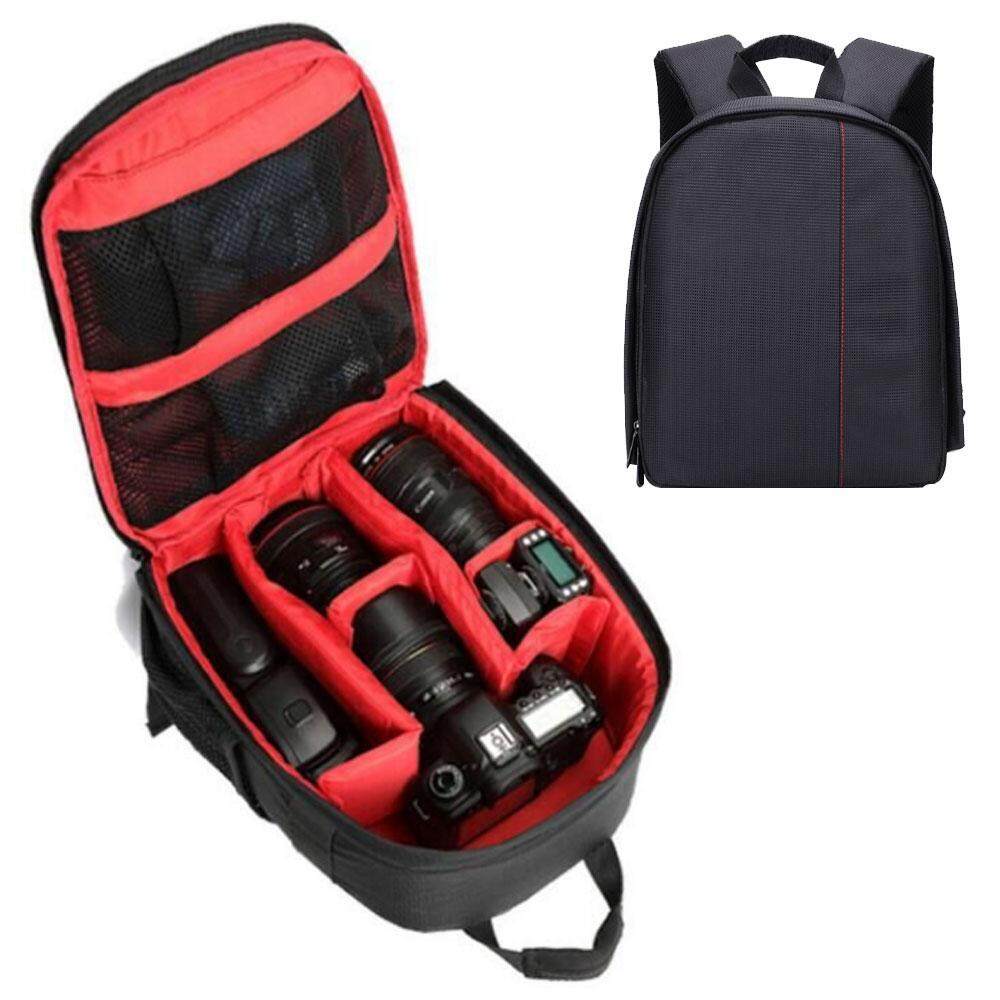 Niceeshop Fotografi Digital Ransel, Anti Guncangan Anti-Air Aksesoris Kamera DSLR Tas Penyimpanan-Internasional