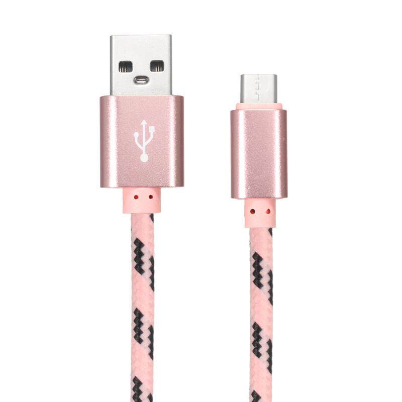 Baru Nilon Menenun Tipe Usb C Cepat Pengisian Kabel Tanggal untuk Samsung Xiaomi Huawei-Internasional