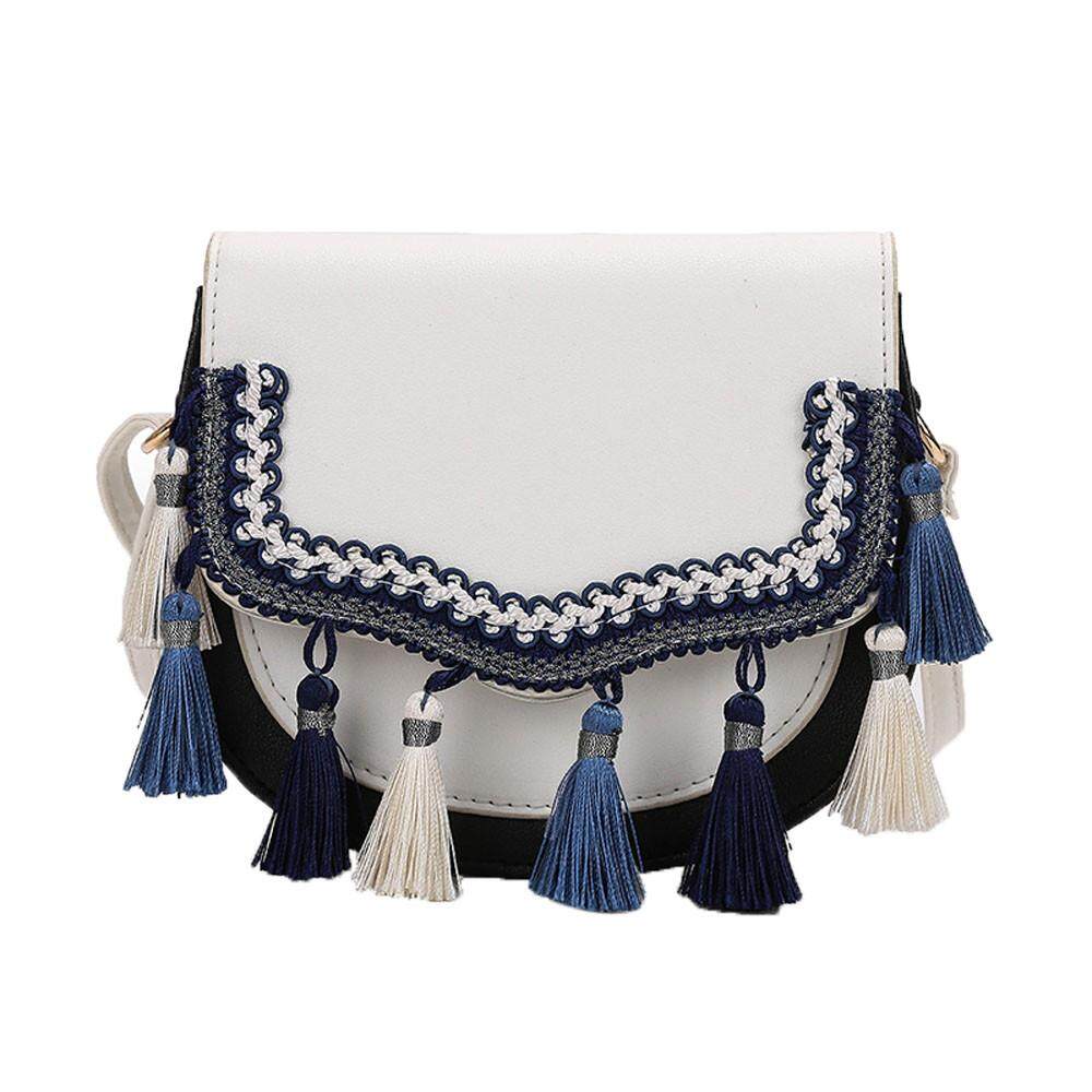 Erpstore Women Family Style Bag Handbags Tote Over Shoulder Crossbody Tassel Purses Fring