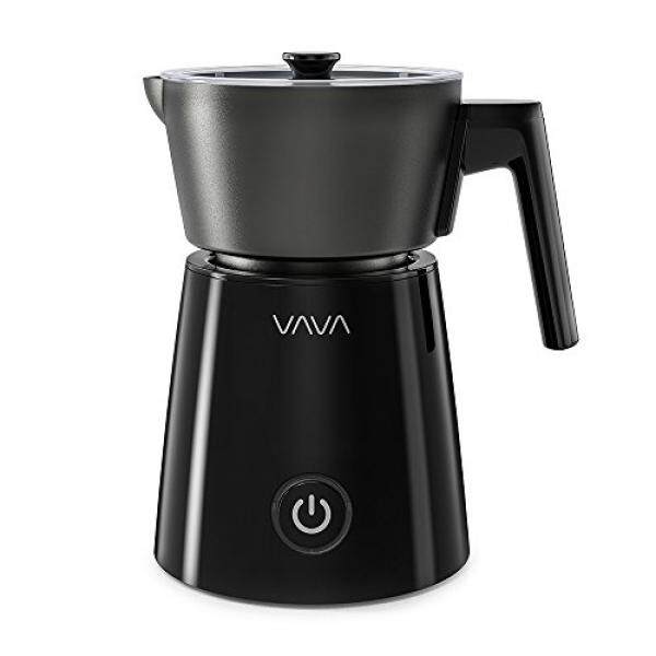 VAVA Dapat Dilepas Milk Frother, Listrik Hemat Listrik Pemanas untuk Panas dan Dingin Susu (Anti Karat, Operasi Diam, otomatis Shut Mati, dan Interior Non-stick)-Internasional