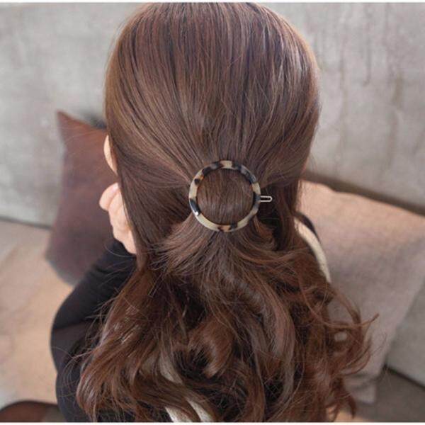 Ulamore Seksi Penjualan Modis Geometris Tinta Leopard Hairpin Rambut Klip Rambut Aksesoris-Internasional