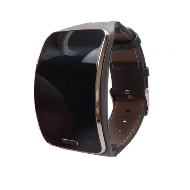 Kulit Pergelangan Tangan Tali Tali Gelang untuk Samsung Perlengkapan S R750 Pintar Jam Tangan-Internasional