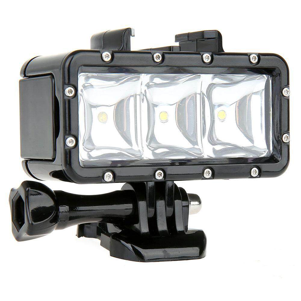 Tahan Air LED Dimmable Video POV Flash Mengisi Lampu Malam untuk GoPro Xiaoyi-Intl