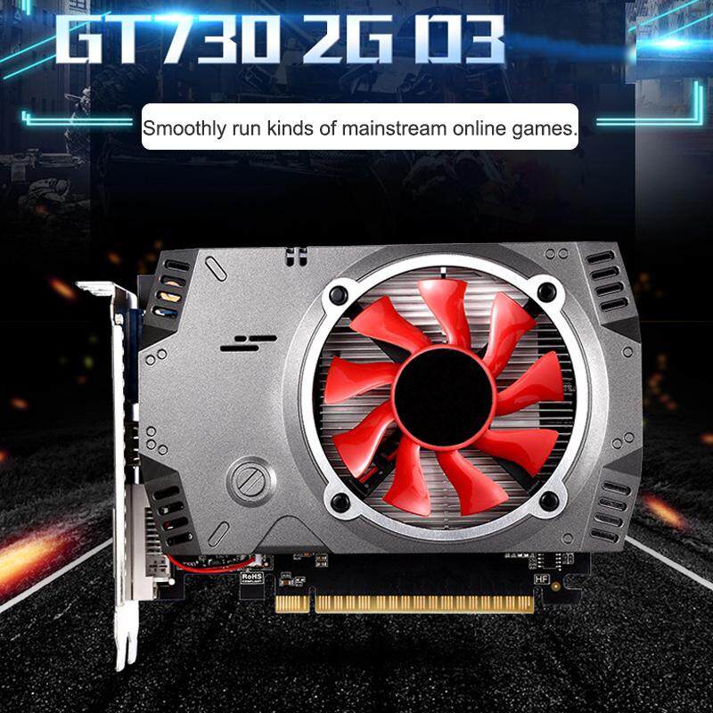 GT730 2GB DDR3 64Bit 1080P High Definition Computer Graphics Card Gaming Malaysia