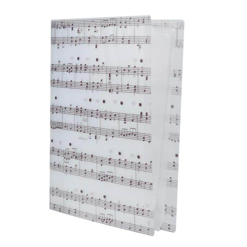 Miracle Shining Music Sheet Folder Documents Folder Paper File for Music Lovers #5 White Malaysia