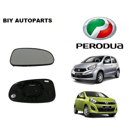 Review Perodua Bezza Axia Myvi Side Mirror Chrome Cover 