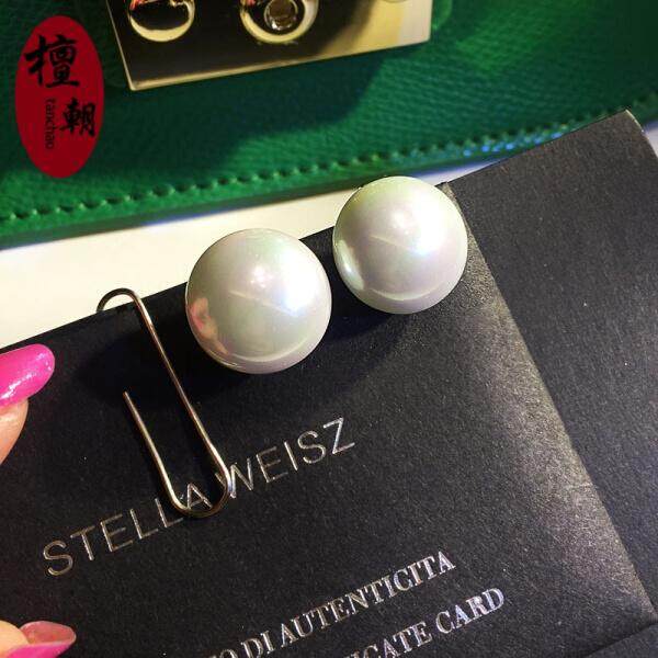 Tan Korea Retro Telinga Perhiasan Eropa dan Amerika Serikat Terbaru Temperamen Liar Bor Rumbai anting-Anting Wanita Modis Tanpa Telinga Piercings Seri Ini Tidak Pierce Telinga Klip (No. 2 Roti Mutiara Model) -Internasional