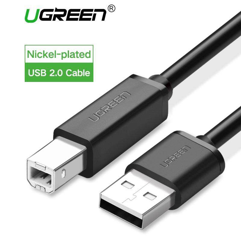 UGREEN 5Meter USB 2.0 Printer Cable Scanner A Male to B Male for Canon Epson HP ZJiang Label Printer DAC USB Printer(Nickel-Plated)