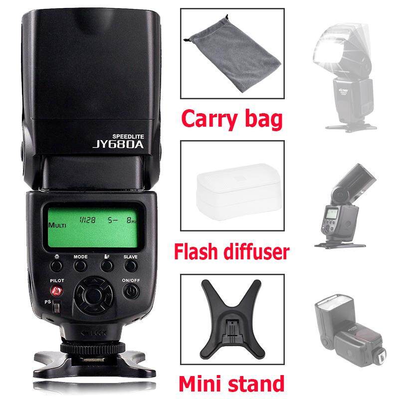 VILTROX JY-680A Nirkabel Master Slave Universal Lampu Flash Speedlight untuk Pentax Nikon D5200 D7000 D7200 D800 D700 D90 Canon EOS 650D 500D 30D Panasonic DSLR