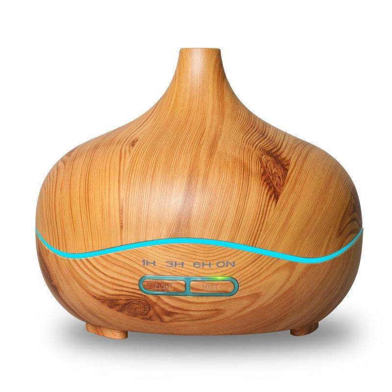 binwu 300ml Mini Wooden Air Purifier Yoga Gym Aroma Diffuser Mist Maker Mini Steam Air Aromatherapy Humidifier for Home Office Bedroom Singapore