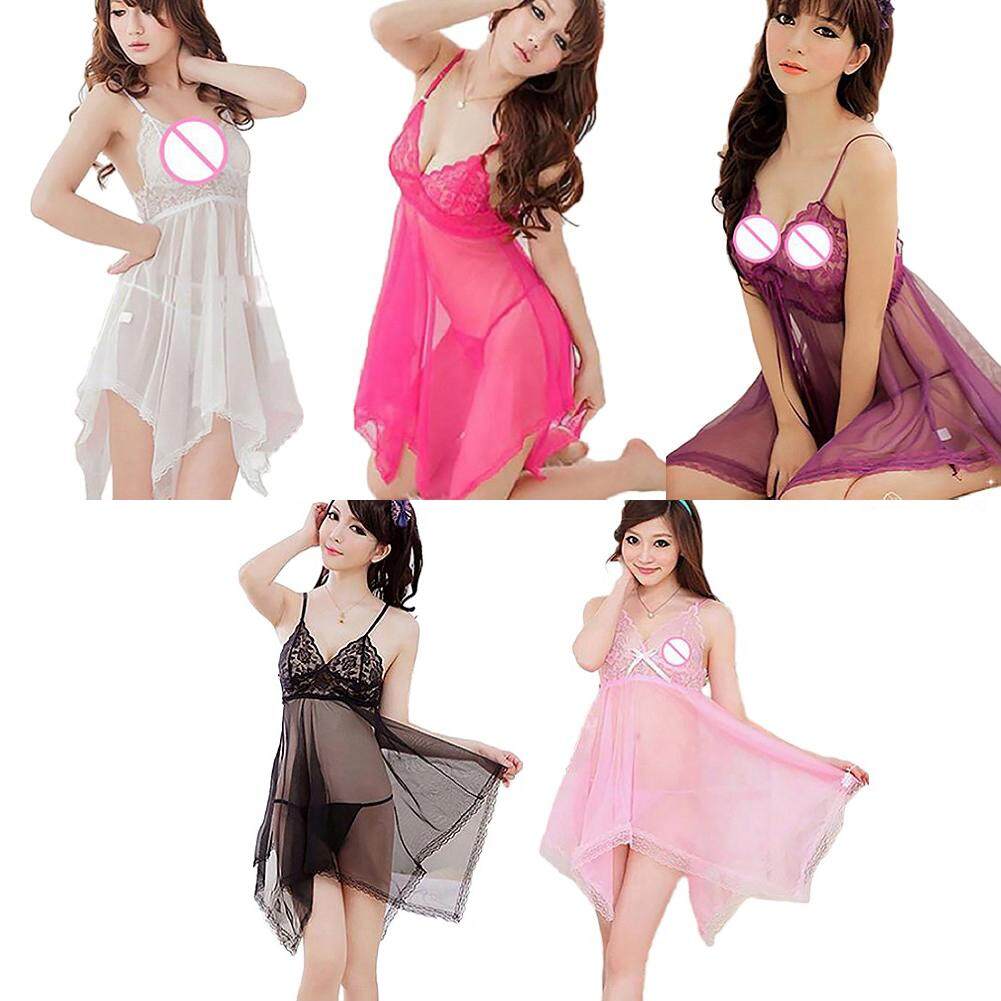 Wanita Lingerie Seksi Gaun Renda Pakaian Dalam Baju Tidur Baju Tidur Pakaian Tidur Bodysuit Baru