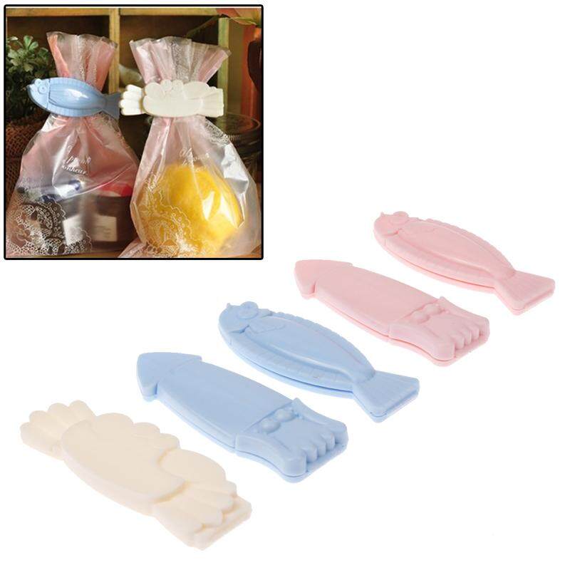 Tas Penyimpanan Makanan Penyegelan Klip Sealer Makanan Klip (5 Pcs Dalam Satu Kemasan, harganya 5 Pcs)-Internasional
