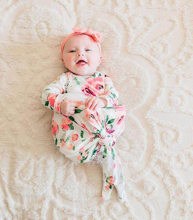 Panda Online Modis Cetak Bayi Swaddle Selimut + Ikat Kepala Rambut Tali Set