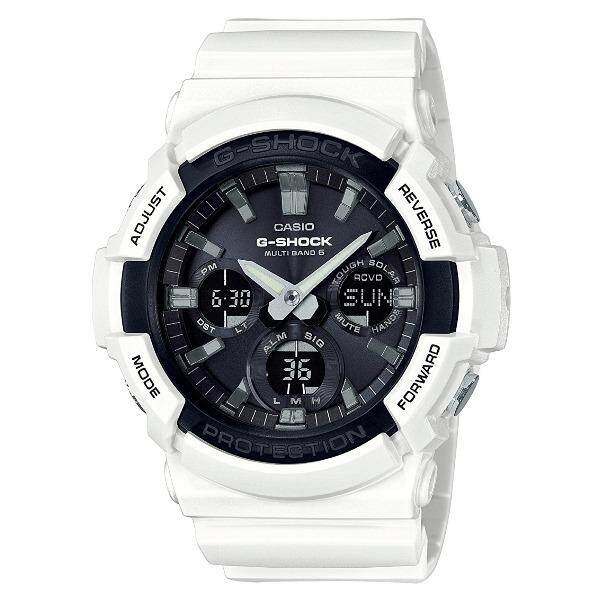 Casio GAW-100B-7AJF Tough Tenaga Surya Radio Atom Pria Jam Tangan Jepang GAW-100B-7A-Internasional