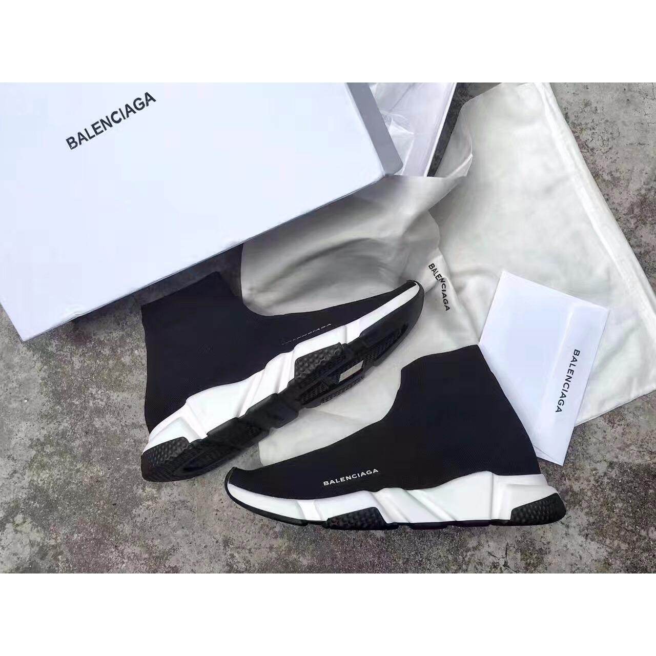 Balenciaga Speed Trainer Navy Rare Bump