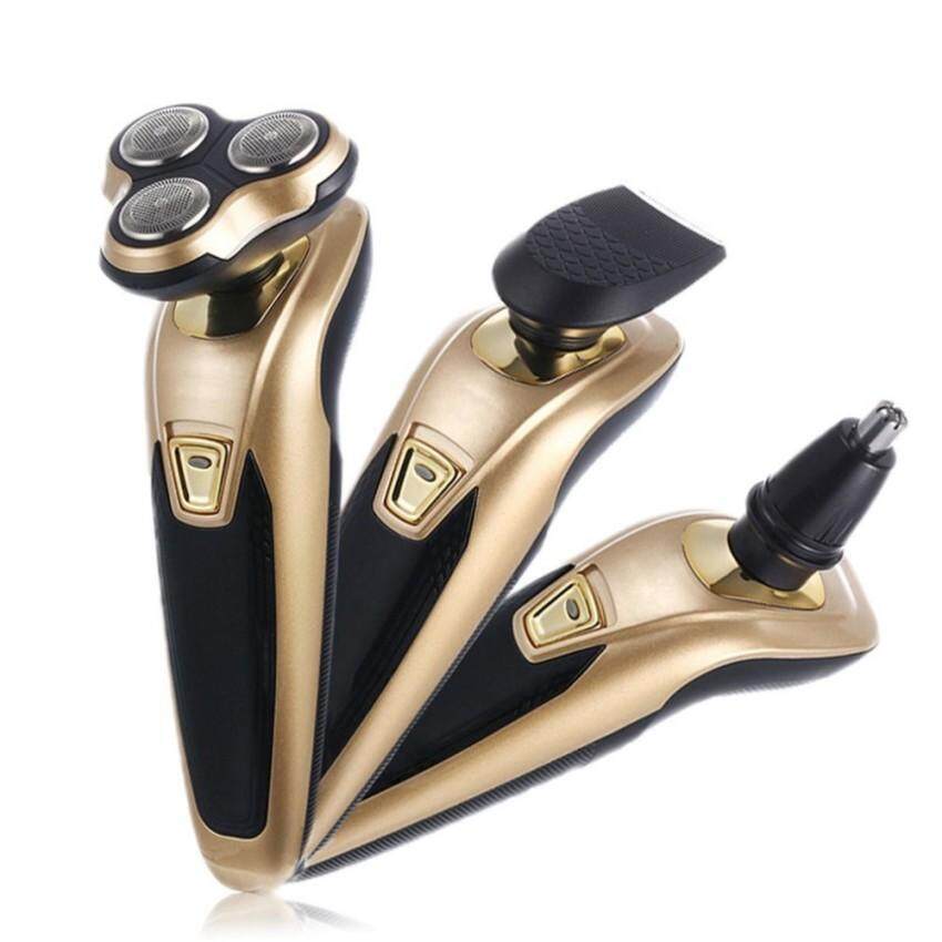 3 In 1 Men's 3D Electric Shaver Rechargeable Floating Razor Washable Electric Shaver Beard Trimmer Nose Ear Hair Trimmer &am - Intl September 2018 - 2 3 In 1 Men's 3D Electric Shaver Rechargeable Floating Razor Washable Electric Shaver Beard Trimmer Nose Ear Hair Trimmer &am - intl - 2