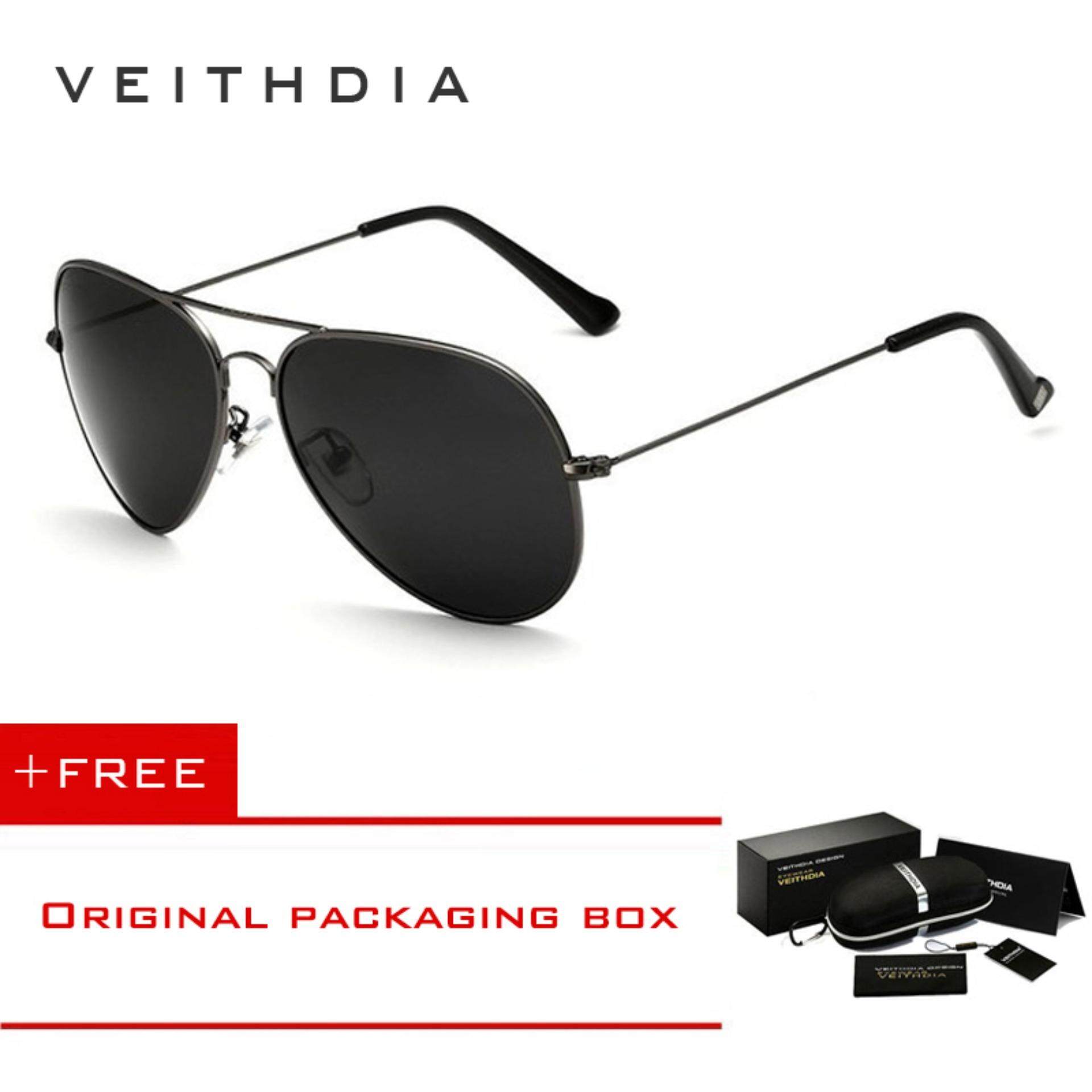 VEITHDIA Classic Fashion Polarized Sunglasses Men/Women  Eyewear Accessories Sun Glasses 3026