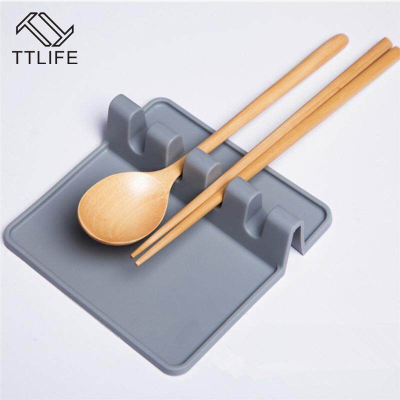 Ttlife 2018 Produk Baru Alat Masak Peralatan Dapur Wadah Spatula Sendok Sisa Silikon Panas Alat Anti