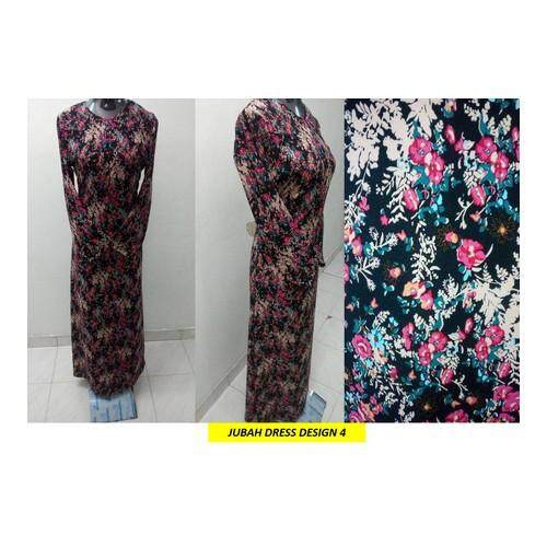 [Pre-Order] Muslimah Wear- Modern Jubah Princess Dress Collection 108A JD Design 4 (Floral) (ETA: 2023-05-31)