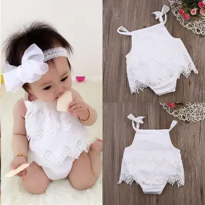 Newborn Infant Baby Girl Bodysuit Floral Romper Jumpsuit Outfits Sunsuit Clothes