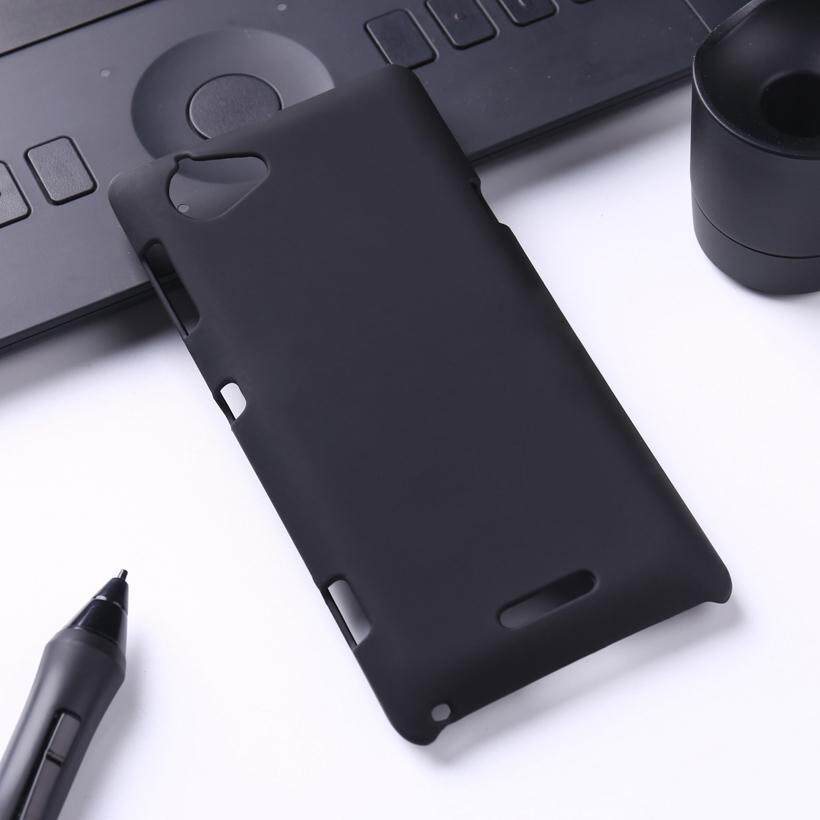 Taoyunxi Telepon Karet Wadah Plastik untuk Sony Xperia L S36h C2105 C2014 4.3 Inch Cover Casing Ponsel Minyak Dicat Case Tas Hood shell Perumahan Kulit