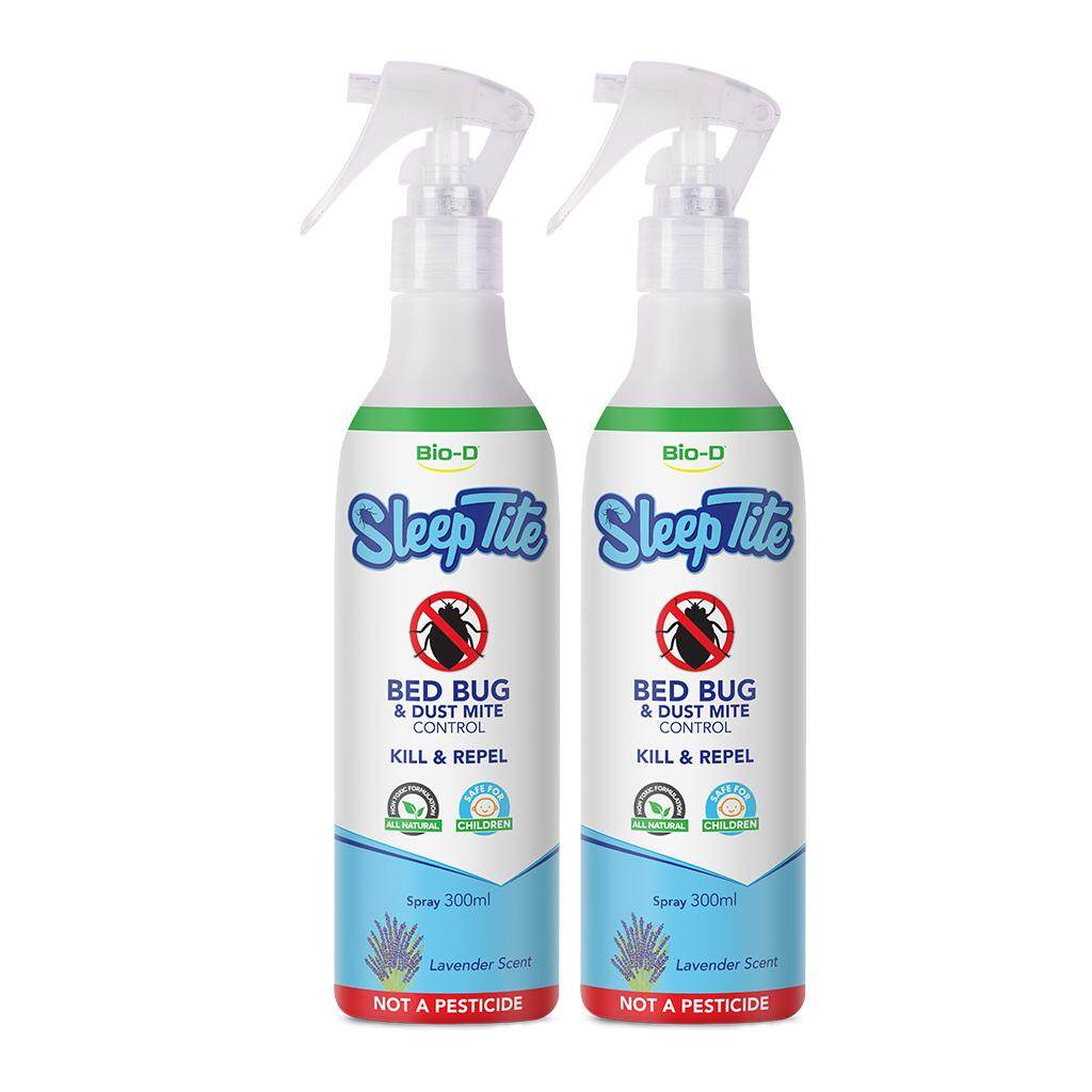 Bio-D SleepTite Bed Bug & Dust Mite Control 300ml Spray (Lavender) x2