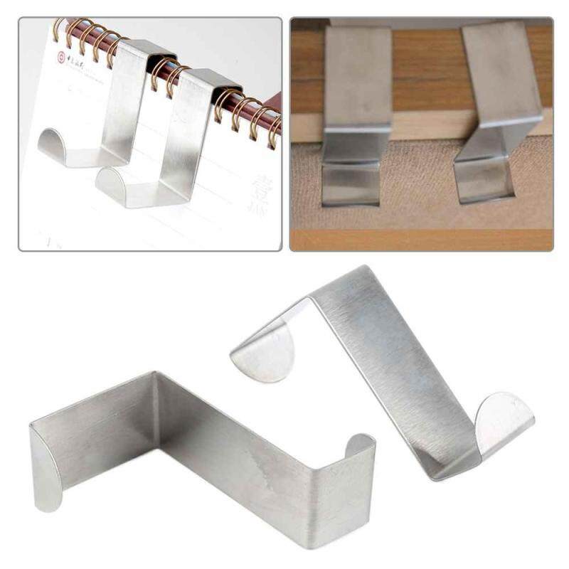 New 2Pcs Stainless steel Multi-purpose Z shape Door Hook Coat Hanger No trace