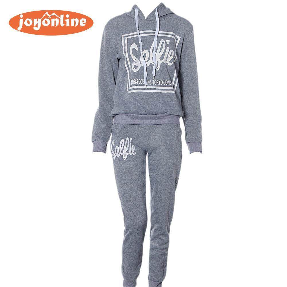Women Sweatshirt +Pant Suit (Grey)