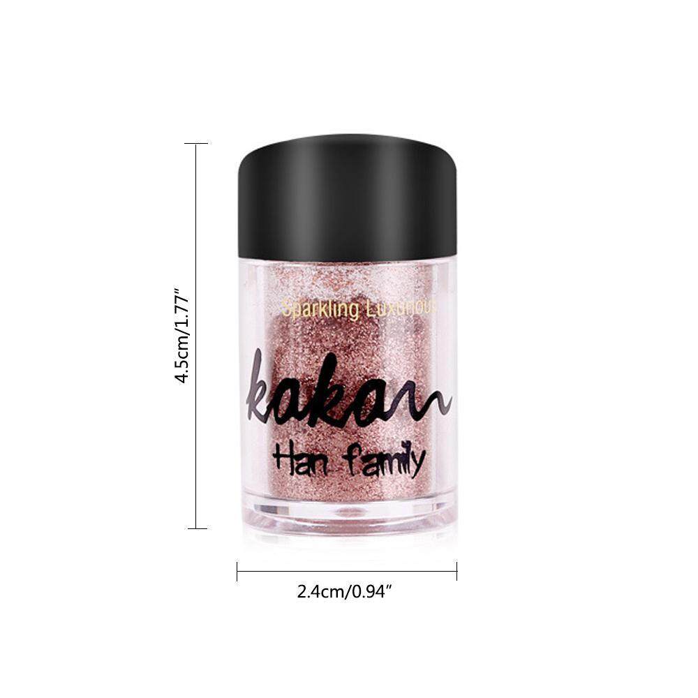 Vankel Mengkilap Mewah Kelopak Mata Bubuk Make Up, Peach Blossom Monokrom Mata Bedak Bayangan, Pearlescent Bubuk Glitter (Mocha Brown)-Intl