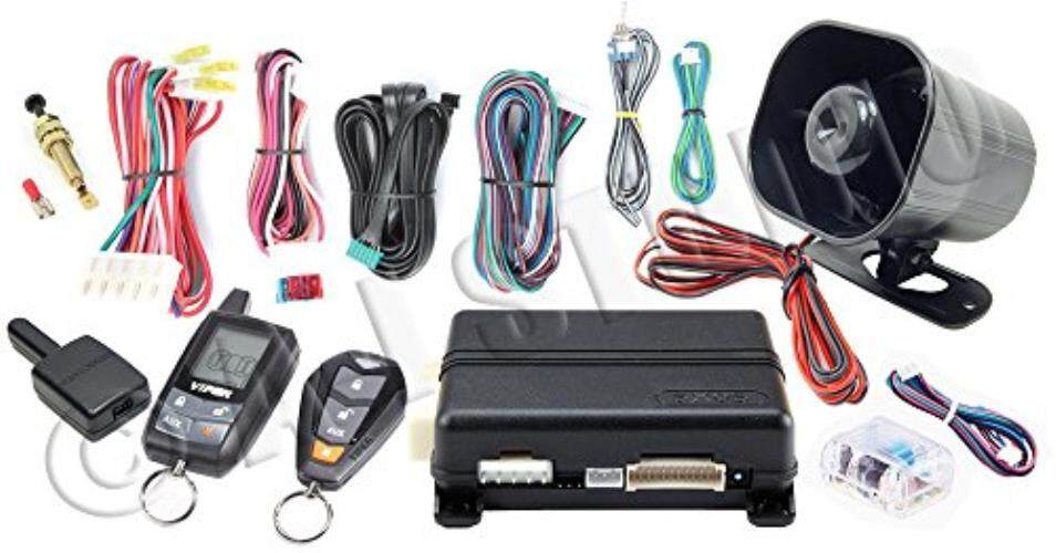 Viper 5305 V 2 Cara LCD Vehicle Mobil Alarm Tanpa Kunci Masuk Remorte Mulai Sistem-Internasional