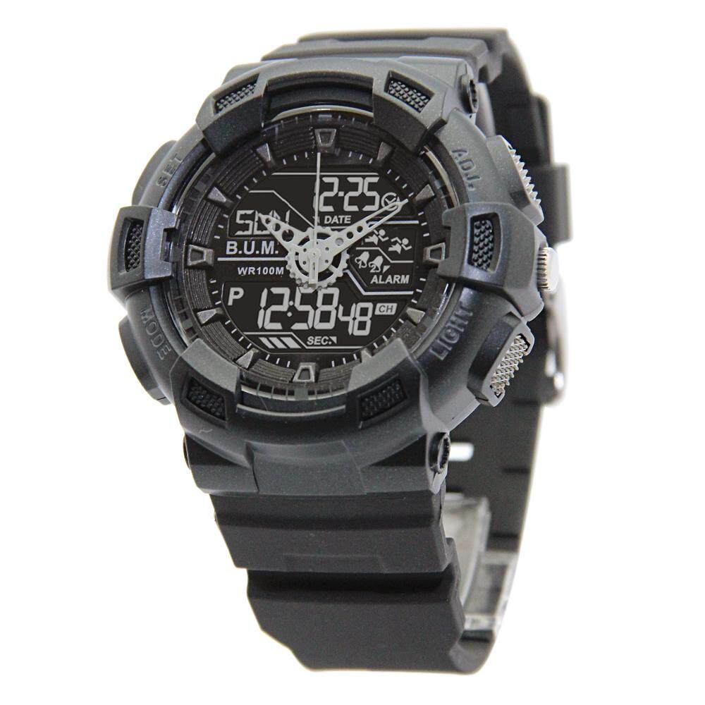 B.U.M. Equipment outdoor analog digital chronograph man sport casual watch model B902