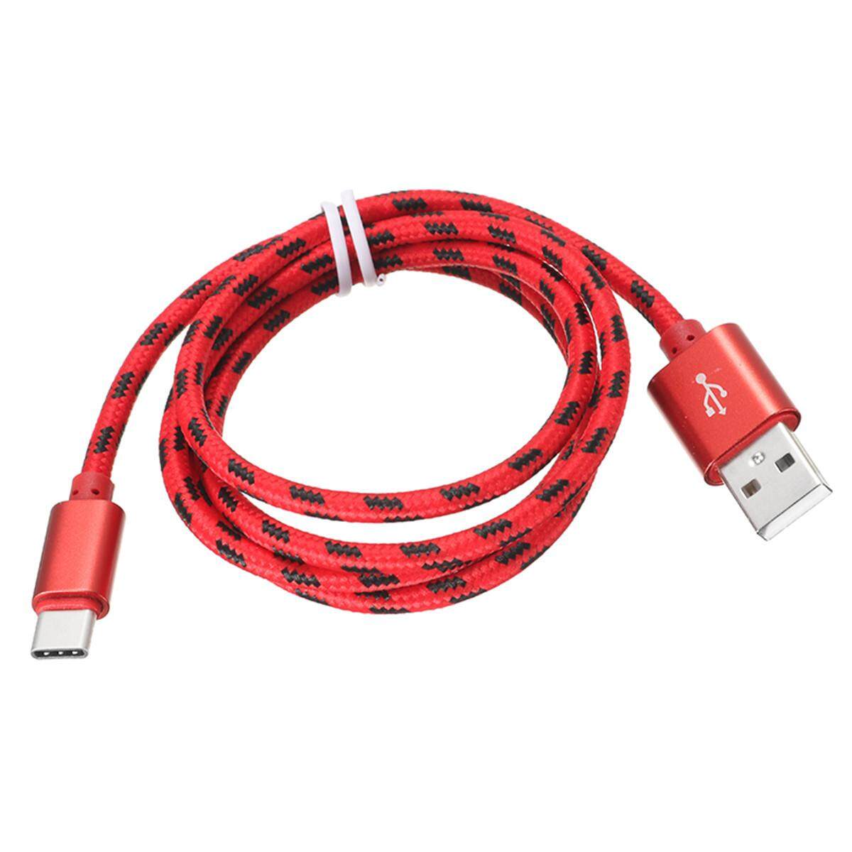 Baru Nilon Menenun Tipe Usb C Cepat Pengisian Kabel Tanggal untuk Samsung Xiaomi Huawei-Internasional