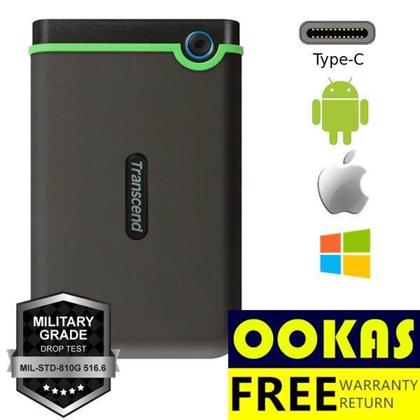 Transcend 25MC USB 31 Type C 1TB External Hard Drive Portable Disk Harddisk
