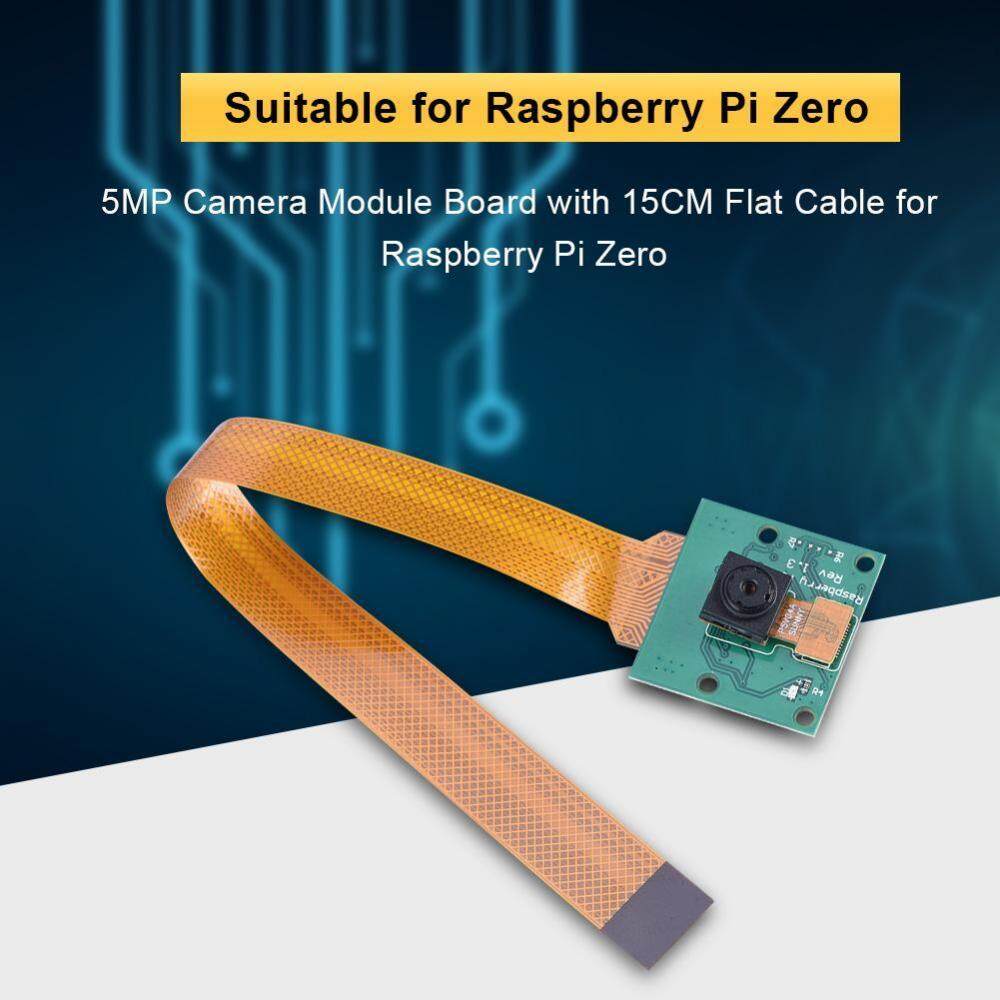 5MP Kamera Modul Lensa Papan With 15 Cm Datar Kabel To Raspberry Pi Zero-Internasional