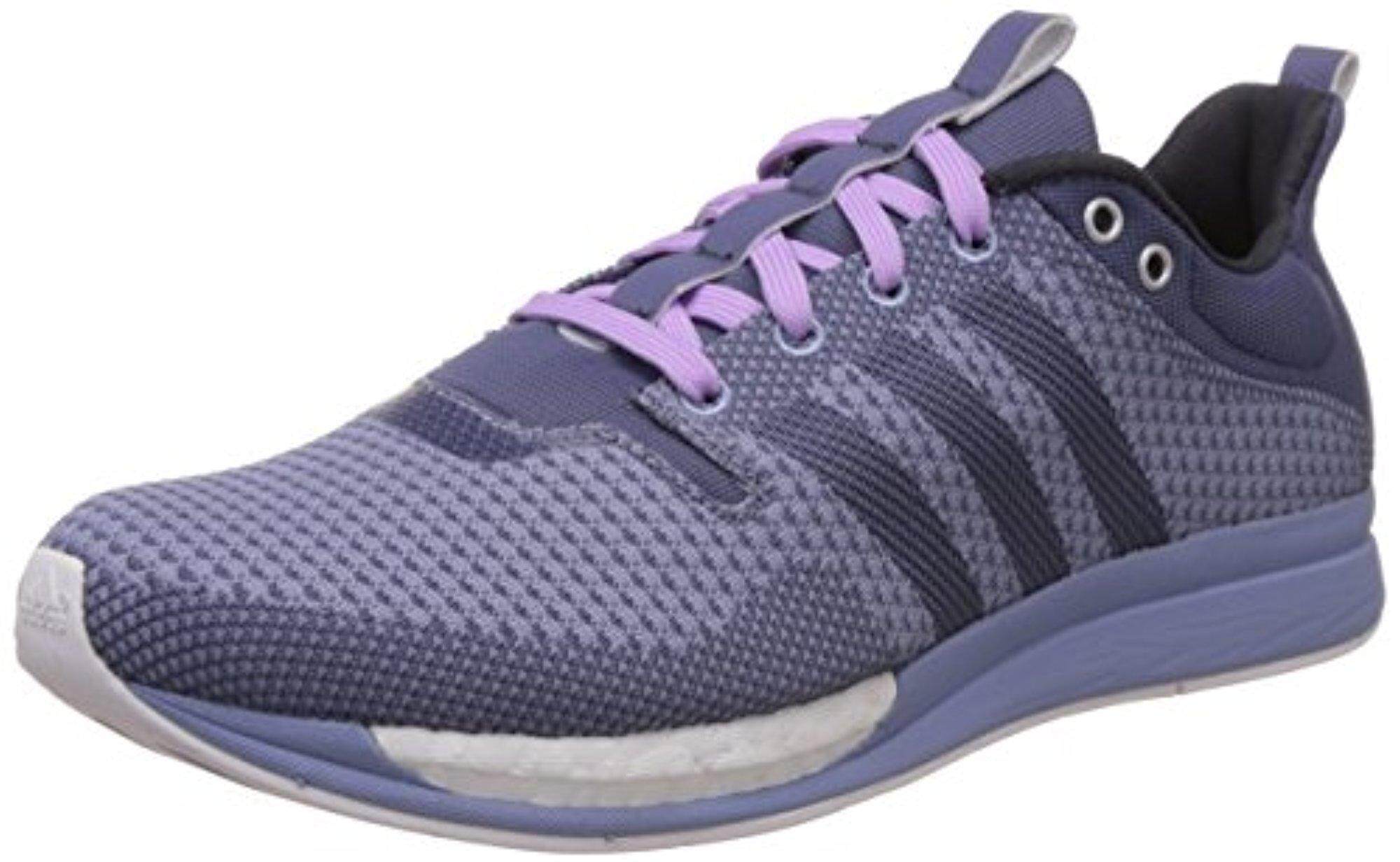 Adidas Wanita AdiZero Feather W Ungu dan Biru Jaring untuk Pria-5 UK-Internasional
