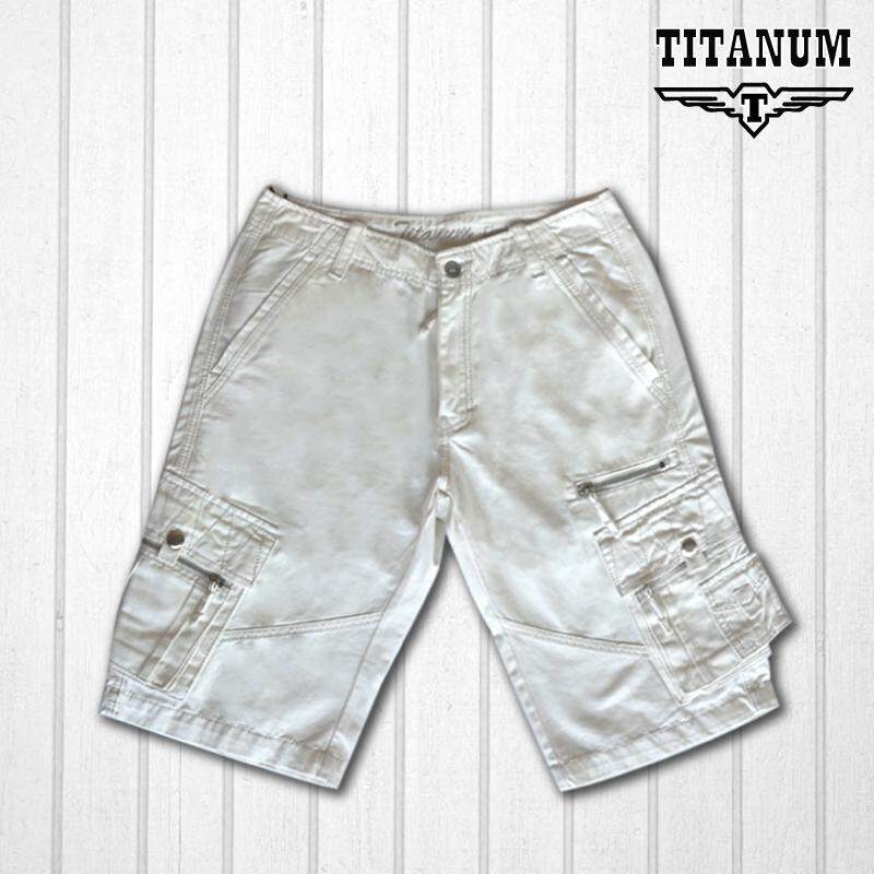 TITANUM BIG SIZE Cargo Shorts TJSP506 (Off White)