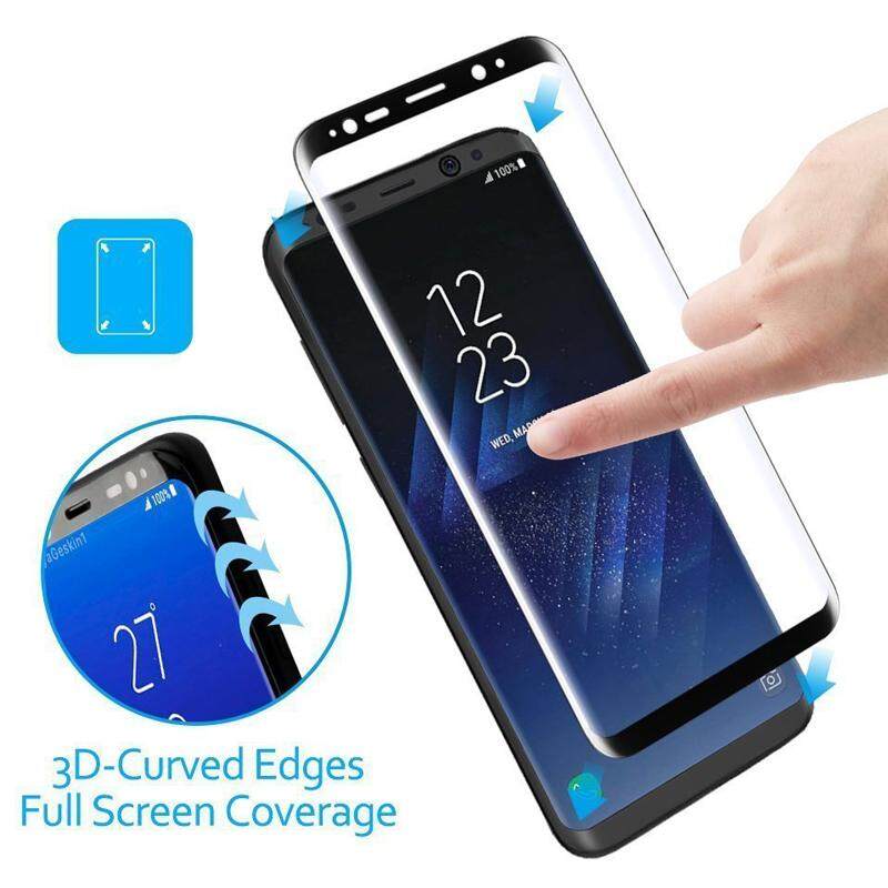 3D Curved Edge Tempered Glass For Samsung Galaxy S8 Plus Full Cover LCD Film Protector Screen Glass for Samsung Galaxy S8+ G9550 6.2