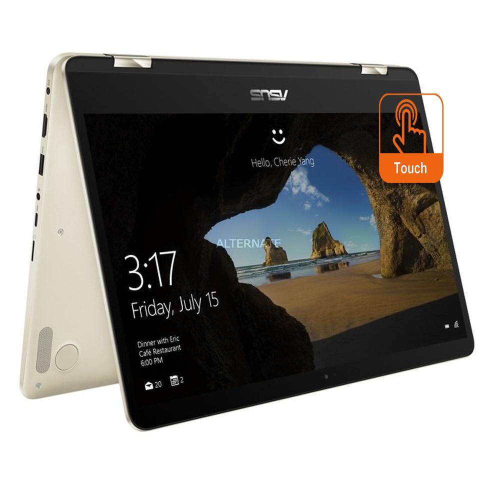 Asus Zenbook Flip UX461U-AE1094T 14 FHD Touch Laptop Gold (i5-8250U, 8GB, 512GB, Intel, W10) Malaysia