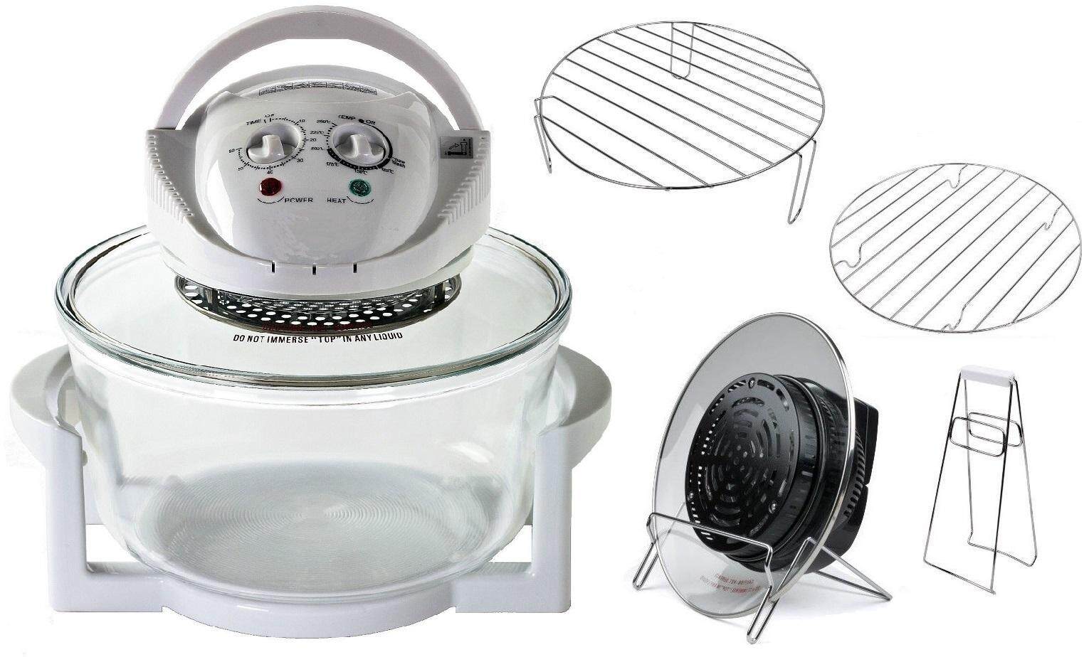 iDover 12L Halogen Convection Oven with/without Extension Ring