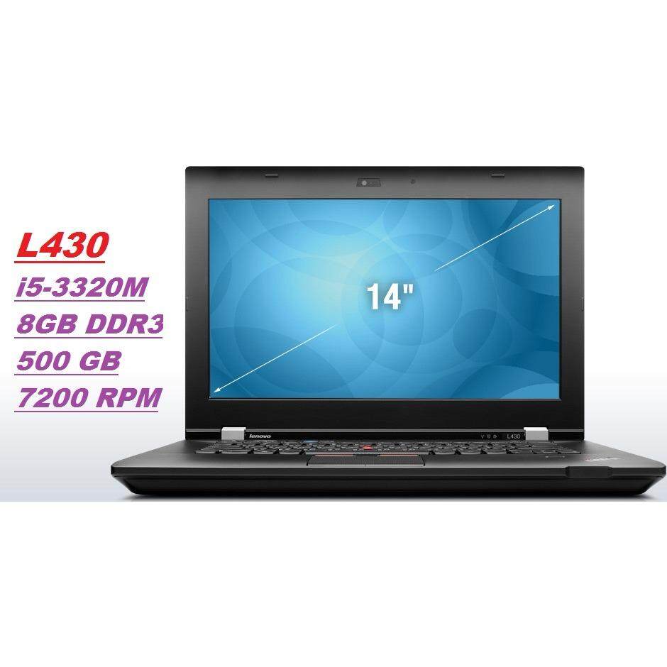 (REFURBISHED)LENOVO ThinkPad L430 INTEL CORE i5 3320M-3RD GEN/8GB DDR3/500GB HDD/INTEL HD 4000 GRAPHIC/14 DISPLAY/WIN 8 PRO Malaysia