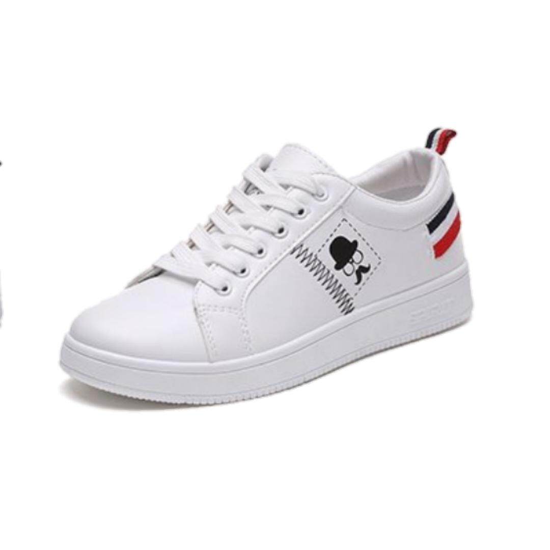 MYKUTSU Mustache Sneakers