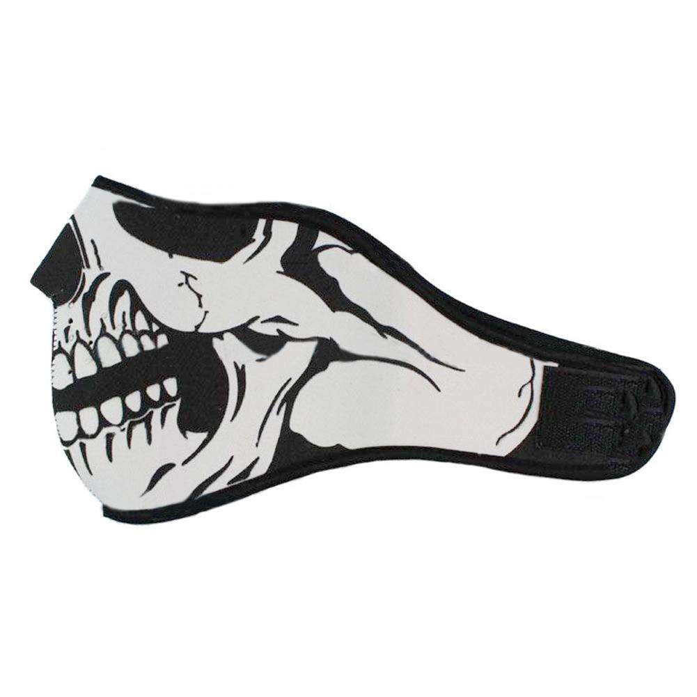 Laki-laki Luar Ruangan Olahraga Masker Kerangka Sepeda Masker Setengah Wajah Bersepeda Motor Paintball Masker-Internasional