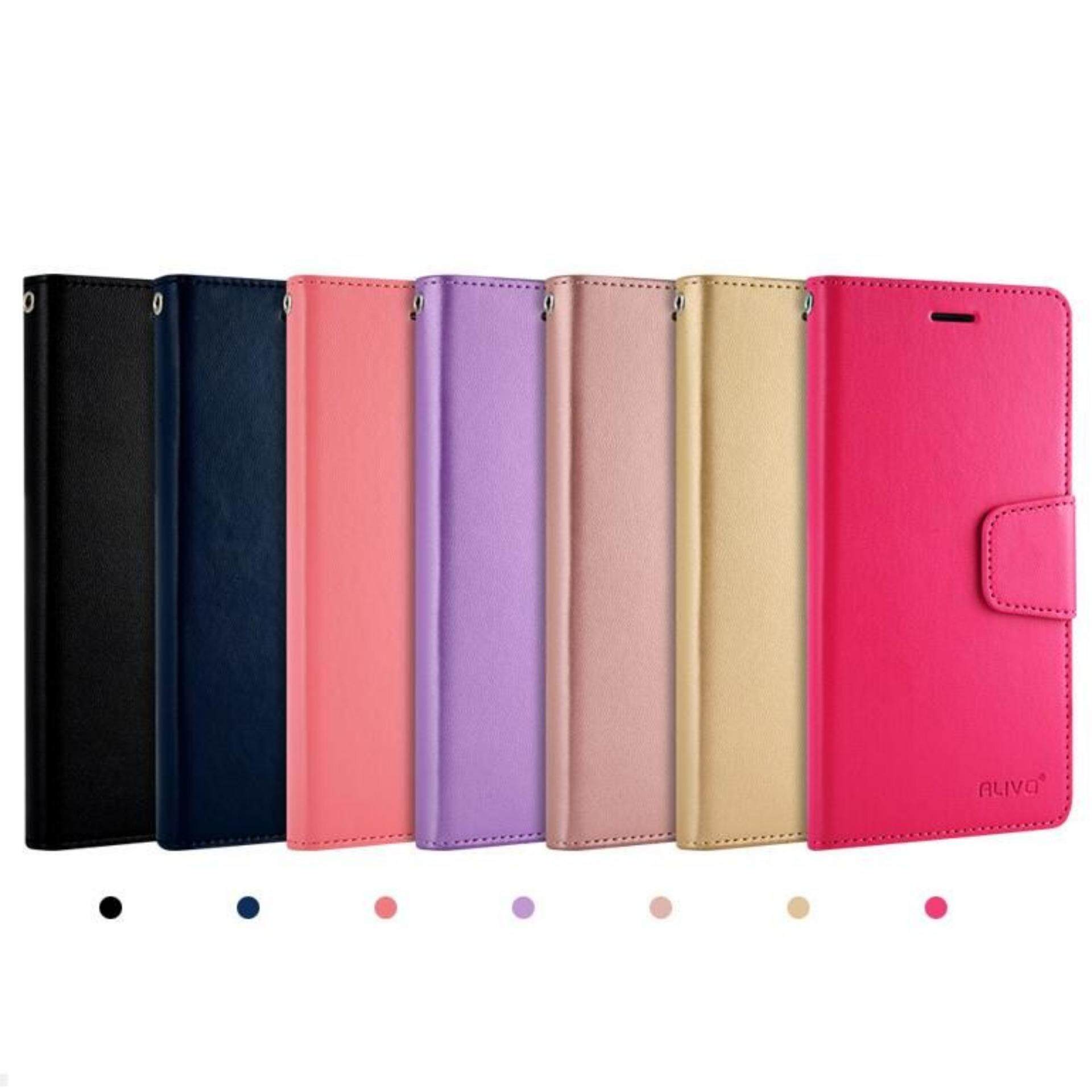 ... ALIVO Luxury Flip Leather Wallet Leather Stand Cover Phone Bags For Vivo Y55 / Y55A 5.2
