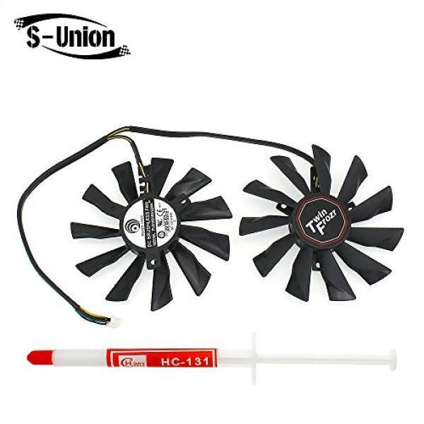 Almm S-Union Penggantian Baru Laptop Cpu Pendinginan Penggemar untuk MSI R9-290X 280X 270X R7-260X GTX 760 770 Seri bagian Jumlah: PLD10010S12HH DC12V 0.40A (dengan Panas Paste)-Internasional