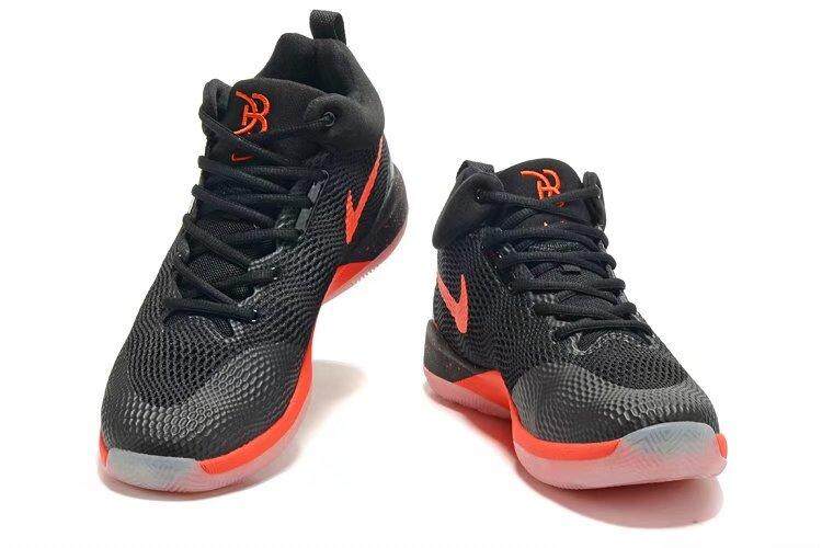 Pria Hyperrev 2017 Bola Keranjang Sepatu Hitam Merah-Internasional