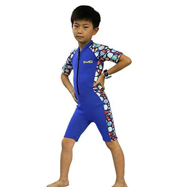 Goldfin Kids Shorty Wetsuit Swimming Suit Junior Dive Skins Diving Snorkeling SS005 by - intl