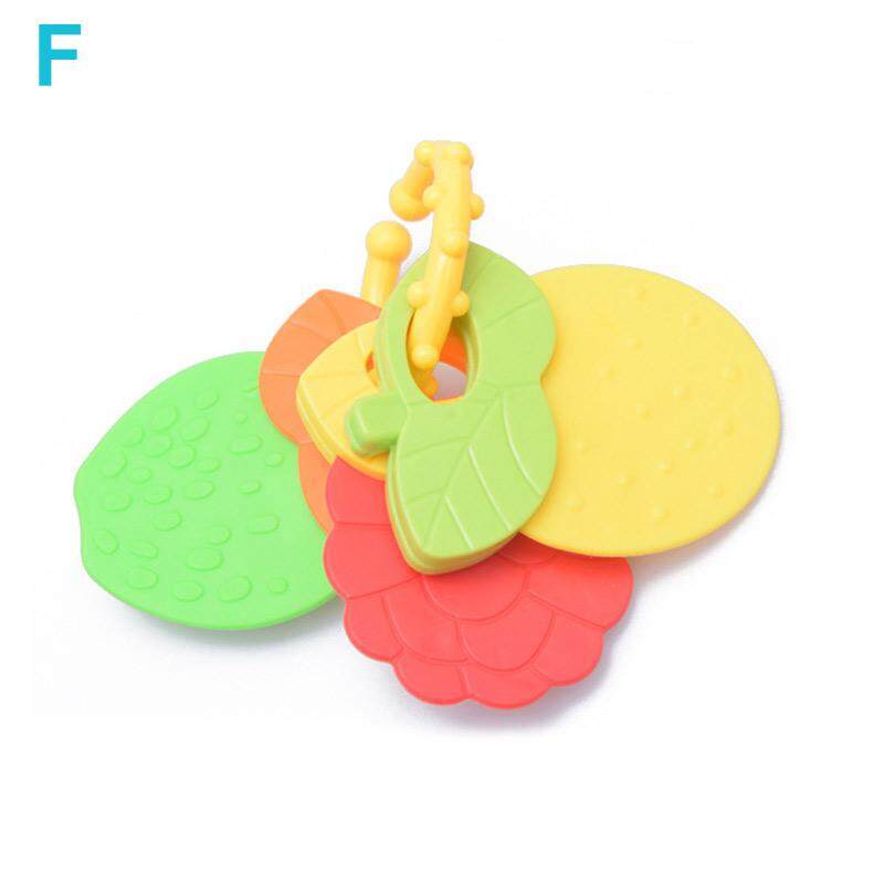 Baby Rattles Teether Toy Gutta Molar Bars Bells Silicone Teething Appease Toys